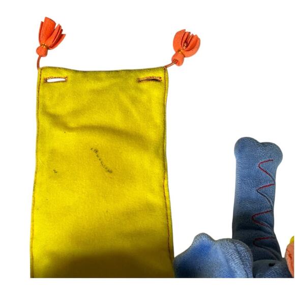 Jellycat Jelly Kitten Book Plush Elephant Book Bells on Feet Button Closure - Picture 9 of 16